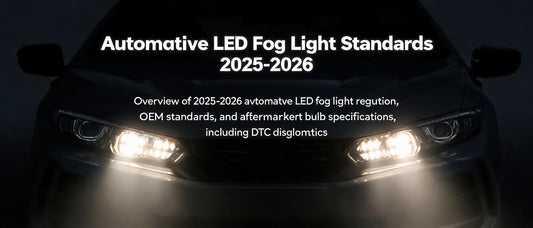 Automotive LED Fog Light Standards 2025-2026