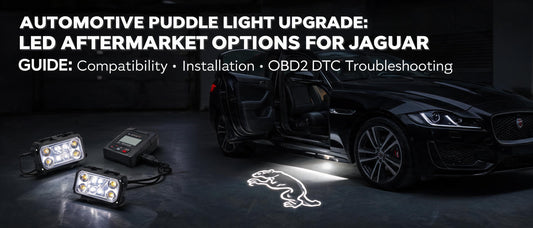 Automotive Puddle Light Upgrade: LED Aftermarket Options for Jaguar