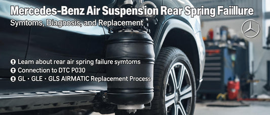 Mercedes-Benz Air Suspension Rear Spring Failure: Symptoms, Diagnosis, and Replacement