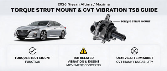 2026 Nissan Altima / Maxima Torque Strut Mount and CVT Vibration TSB Guide