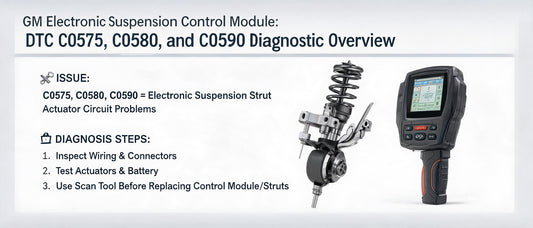GM Electronic Suspension Control Module: DTC C0575, C0580, and C0590 Diagnostic Overview
