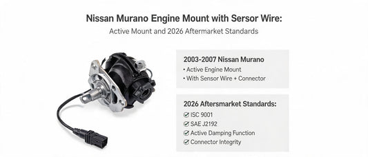 Nissan Murano Engine Mount with Sensor Wire: Active Mount and 2026 Aftermarket Standards