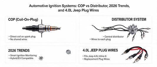 Automotive Ignition Systems: COP vs Distributor, 2026 Trends, and 4.0L Jeep Plug Wires