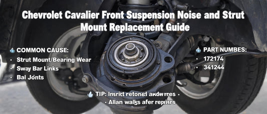 Chevrolet Cavalier Front Suspension Noise and Strut Mount Replacement Guide