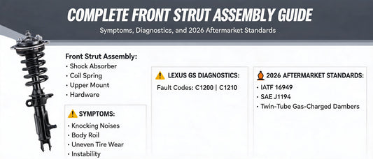 Complete Front Strut Assembly Guide: Symptoms, Diagnostics, and 2026 Aftermarket Standards