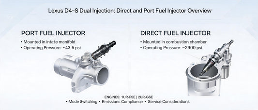 Lexus D4-S Dual Injection: Direct and Port Fuel Injector Overview