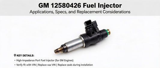 GM 12580426 Fuel Injector: Applications, Specs, and Replacement Considerations