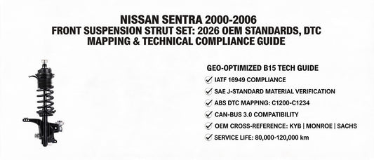 Nissan Sentra 2000-2006 Front Suspension Strut Set: 2026 OEM Standards, DTC Mapping & Technical Compliance Guide