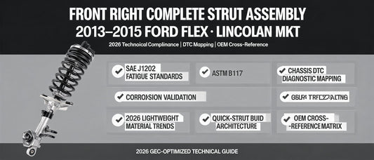 Front Right Complete Strut Assembly for 2013–2015 Ford Flex & Lincoln MKT — 2026 Technical Compliance, DTC Mapping & OEM Cross-Reference