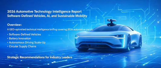 2026 Automotive Technology Intelligence Report: Software-Defined Vehicles, AI, and Sustainable Mobility