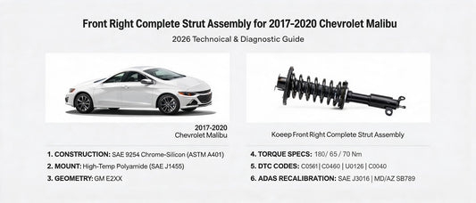 Front Right Complete Strut Assembly for 2017-2020 Chevrolet Malibu — 2026 Technical & Diagnostic Guide