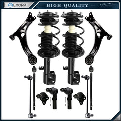 09-13 For Toyota For Corolla Front Struts Coil Spring + Sway Bars Assembly Kit 6B93BC-57 [1]