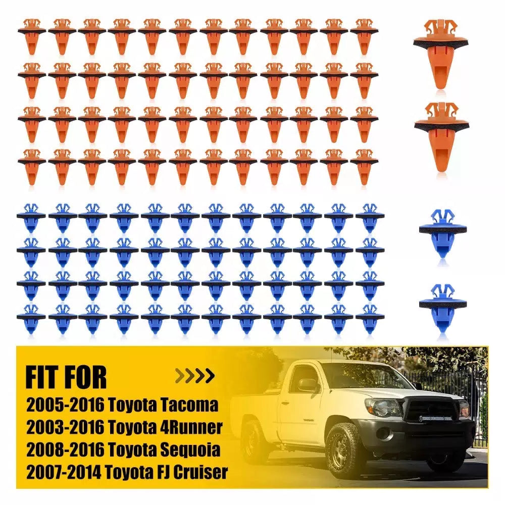 100pc Fender Flare Retainer Clips For Toyota Tacoma 4Runner Sequoia FJ Cruiser A 6B93BC-57 [1]