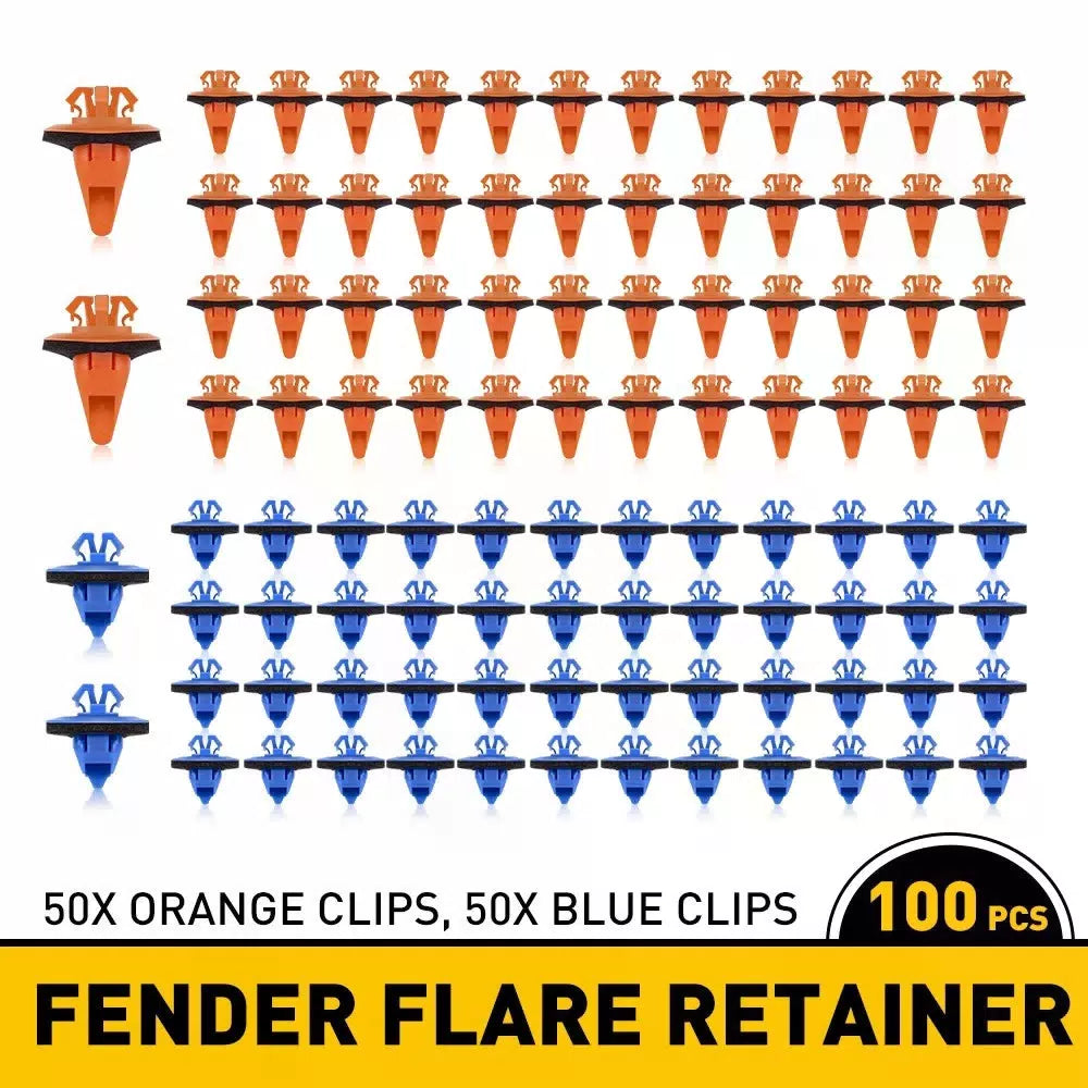 100x Fender Flare Retainer Clip for 2005-2016 Toyota Tacoma/2007-2014 FJ Cruiser 6B93BC-57 [1]