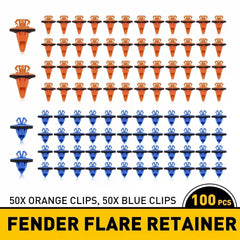 100x Fender Flare Retainer Clip for 2005-2016 Toyota Tacoma/2007-2014 FJ Cruiser 6B93BC-57 [1]