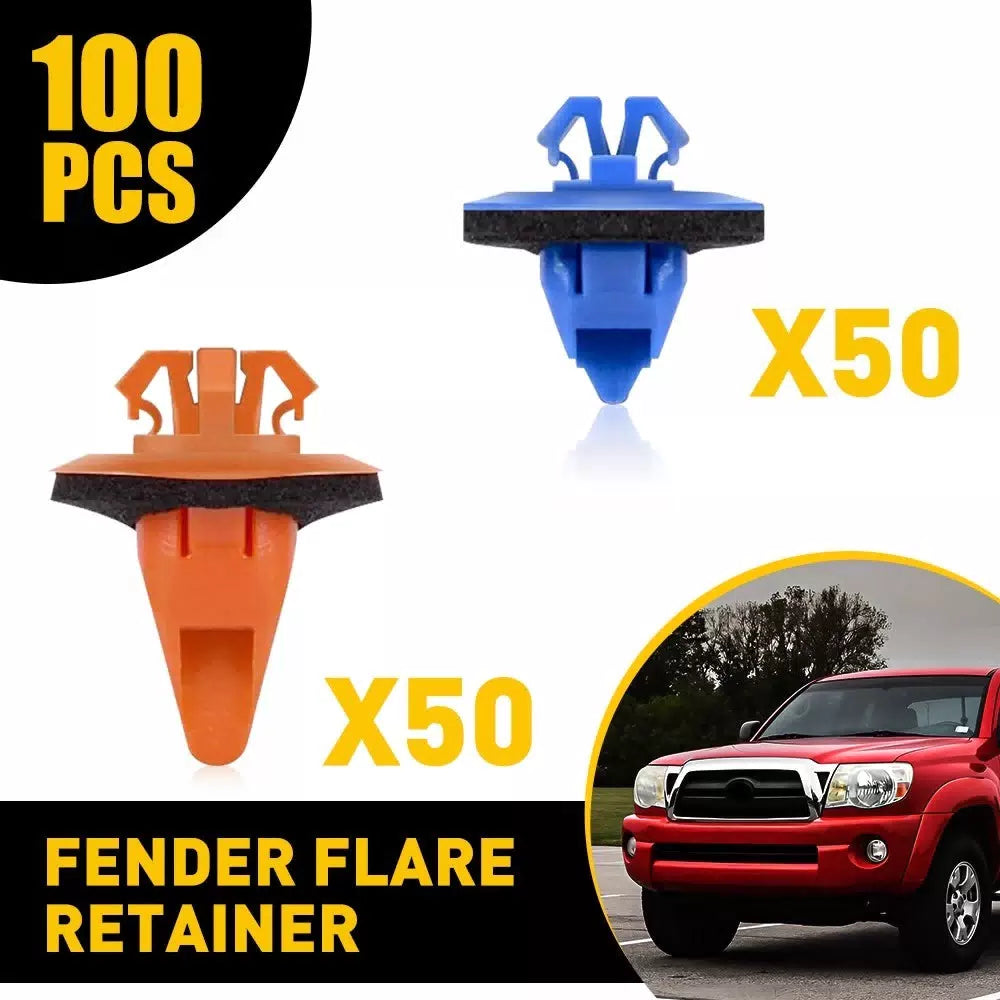 100x Fender Flare Retainer Clips for 2005-2016 Toyota Tacoma 75397-35010 EOA 6B93BC-57 [1]