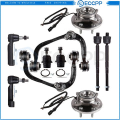 10Pcs Front Control Arm Ball Joint Wheel Bearning Hub For 07-12 Ford Expedition KOEEP [1]