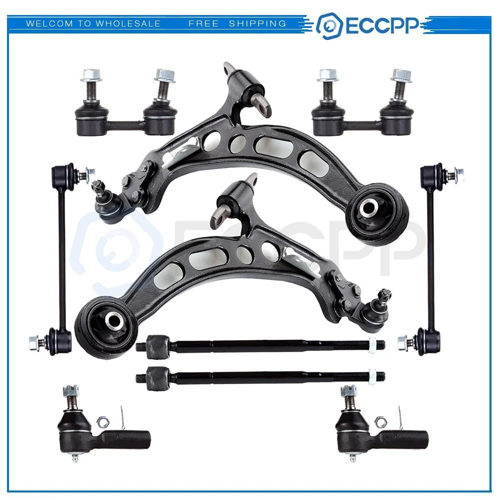 10Pcs Front Rear Control Arm Tie Rod Kit Fits 92-96 Toyota Camry Avalon Lexus 6B93BC-57 [1]