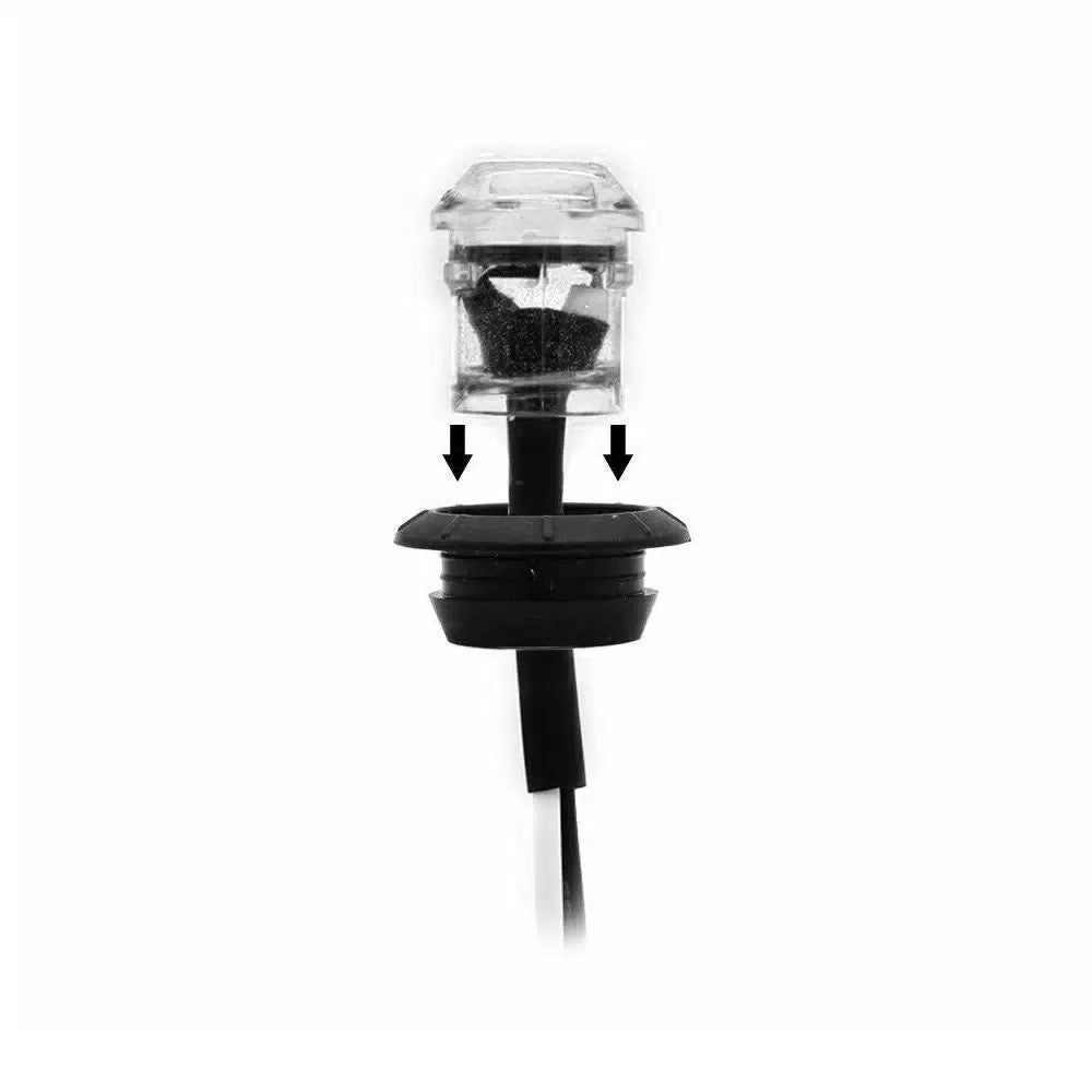 10X Truck Trailer Smoked Side Round Marker White 3/4" LED White Bullet Light 6B93BC-57 [5]