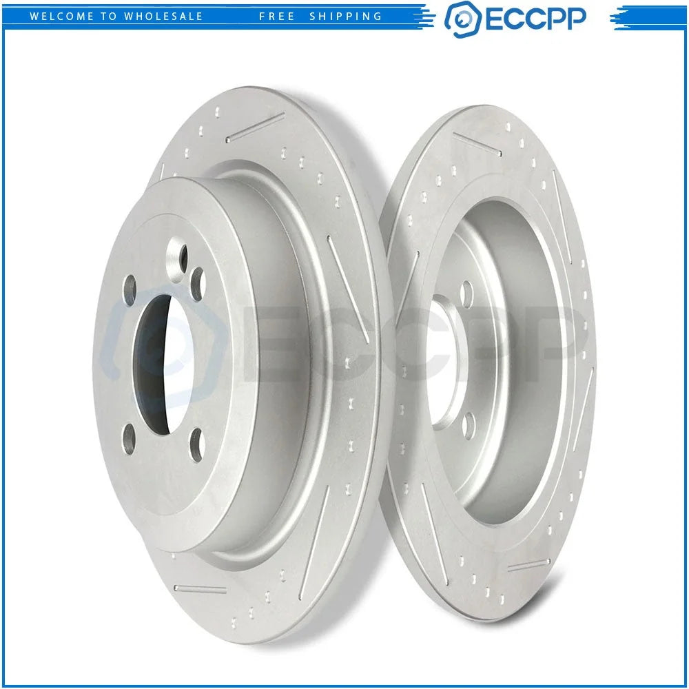 10.19" (259mm) Rear Disc Brake Rotors for 2002 2003 2004 2005 2006 Mini Cooper 6B93BC-57 [1]