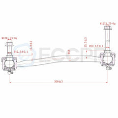 10 Piece Tie Rod Ball Joint Kit Fits Ford Excursion F250 & F350 Super Duty 4WD KOEEP [3]