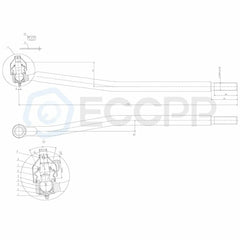 10 Piece Tie Rod Ball Joint Kit Fits Ford Excursion F250 & F350 Super Duty 4WD KOEEP [4]