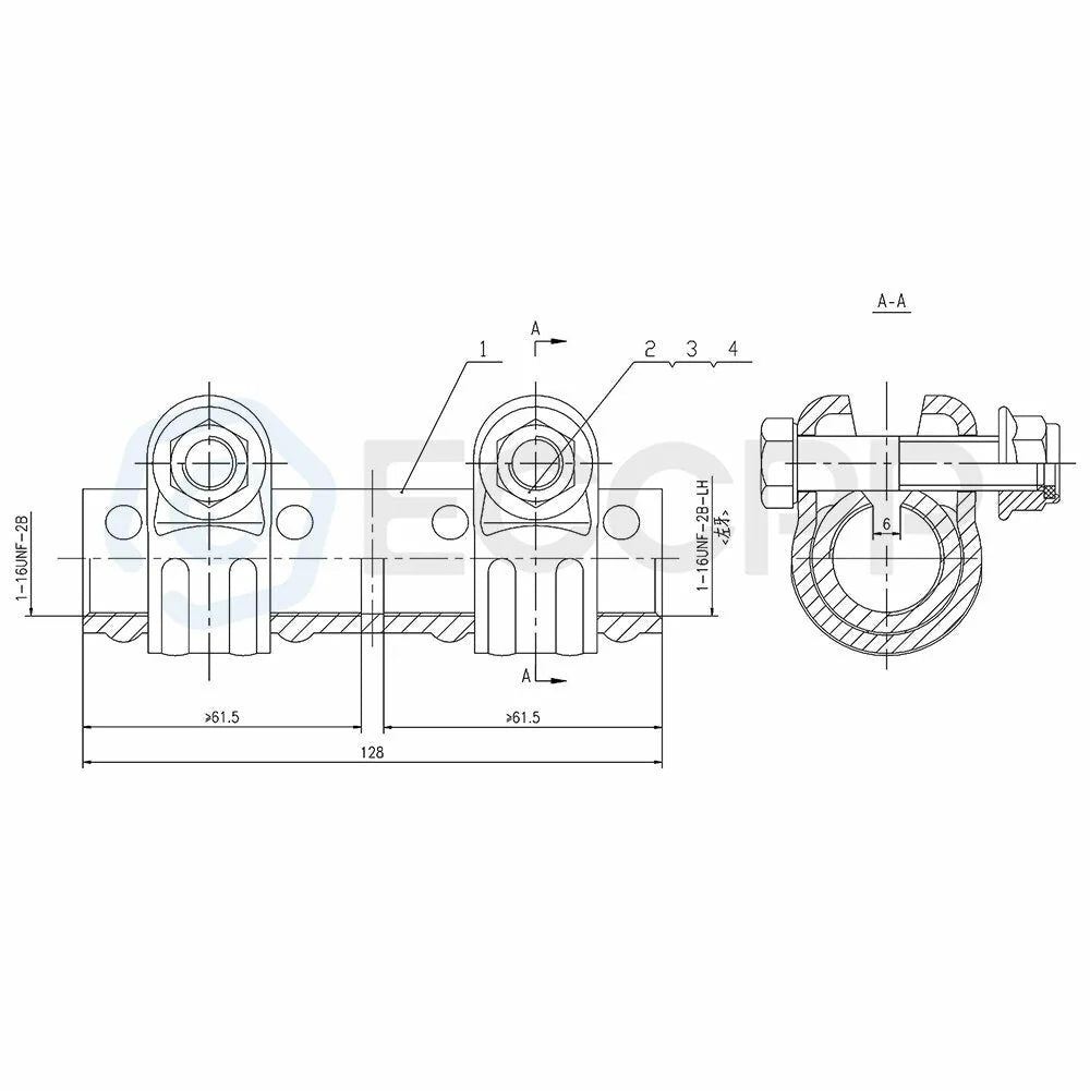 10 Piece Tie Rod Ball Joint Kit Fits Ford Excursion F250 & F350 Super Duty 4WD KOEEP [6]
