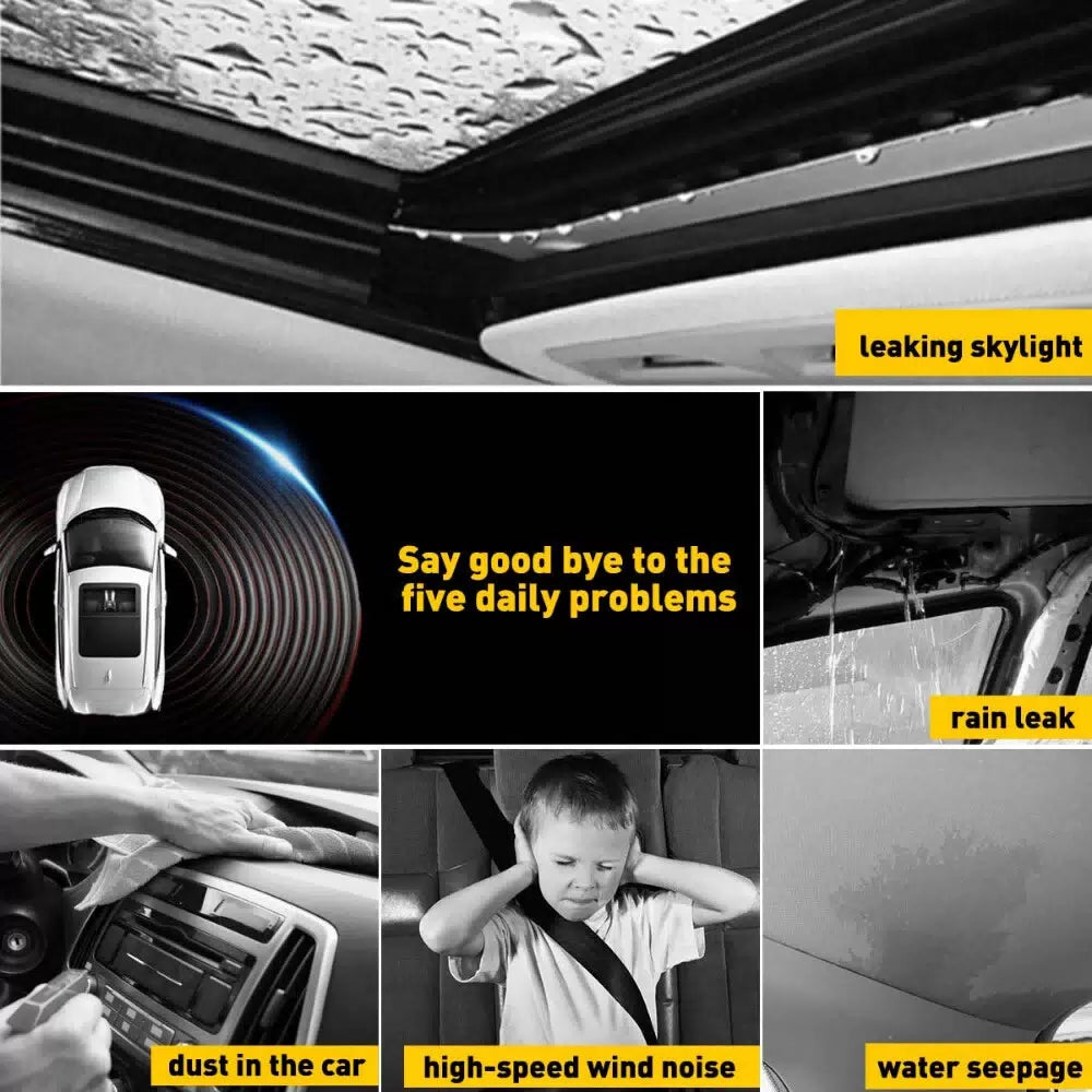 10' Car Rear Windshield Window Trim Edge Moulding Rubber Weatherstrip Seal Strip 6B93BC-57 [9]