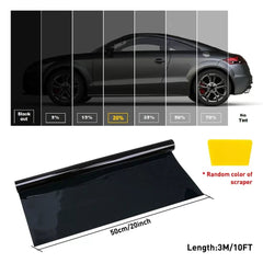 10ft Uncut Roll Window Tint Film 20% VLT 20" x 10'ft Feet Car Home Office Glass 6B93BC-57 [2]
