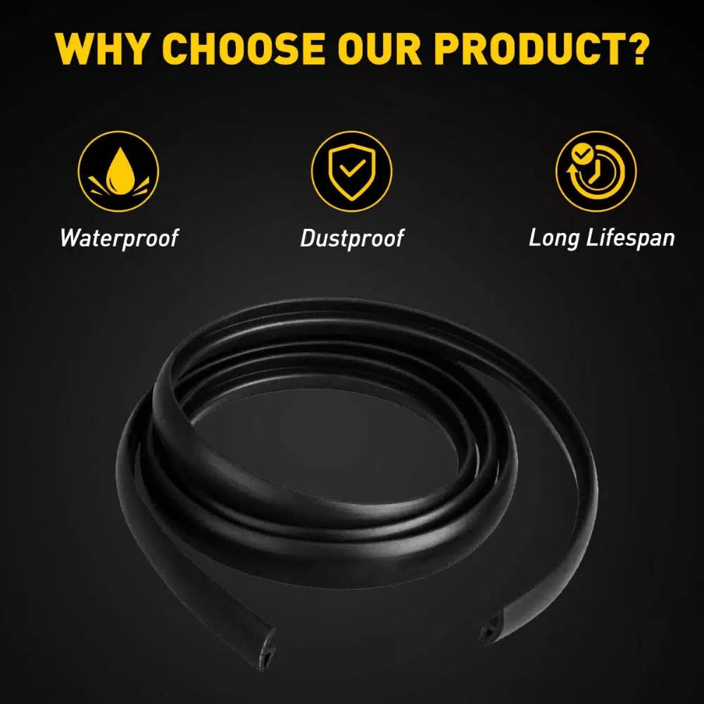 10ft Windshield Rubber Molding Seal Trim Universal for Windscreen Windows EOA 6B93BC-57 [11]