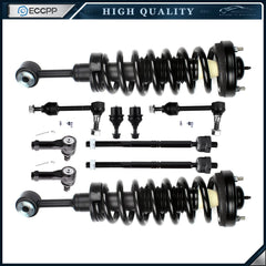 10pc Front Struts Tierod Ball Joint Sway Bar Kit for 2004 2005 Ford F-150 4WD KOEEP [1]