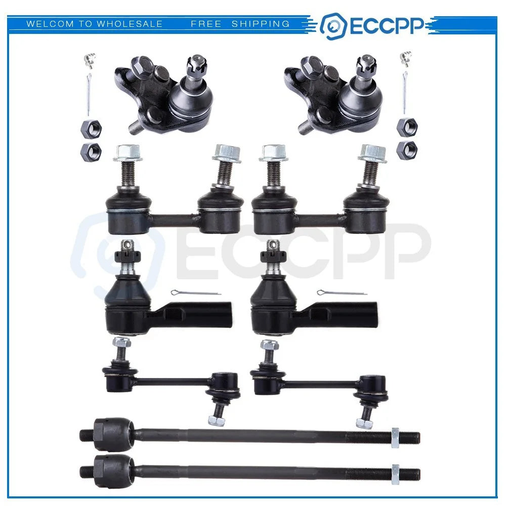 10pcs For 1994-1999 Toyota Celica Lower Ball Joint Sway Bar End Link Tie Rod 6B93BC-57 [1]