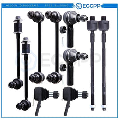 10pcs For 1997-03 Infiniti QX4 Nissan Pathfinder Ball Joints Sway Bars Tie Rods KOEEP [1]