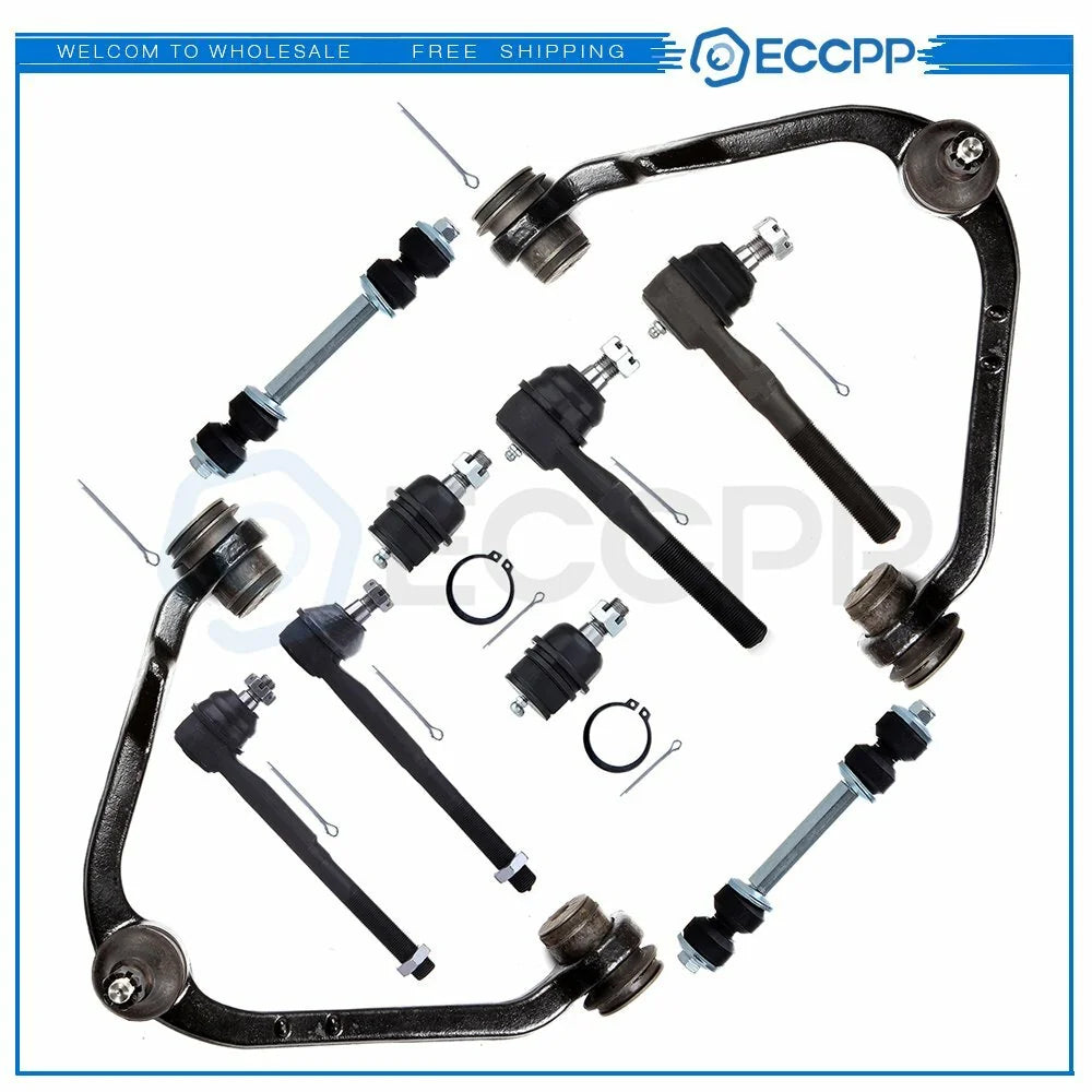 10pcs For 1997-2002 03 Ford F-150 2WD RWD Upper Control Arms Tie Rods Sway Bars 6B93BC-57 [1]