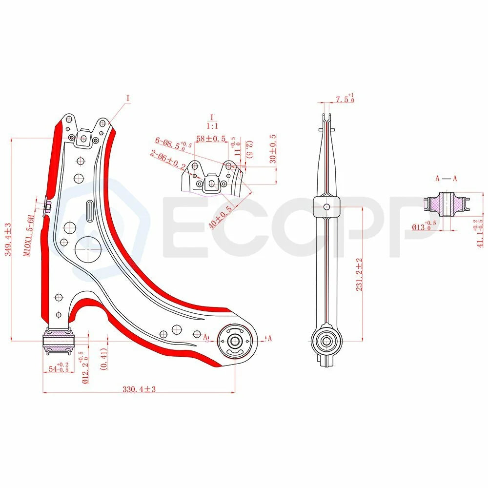 10pcs For 1998-2005 06 VW Jetta Golf Beetle Ball Joint Tie Rod Ends Control Arms 6B93BC-57 [2]