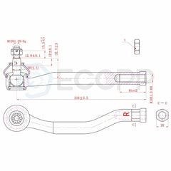 10pcs For 1999-2002 03 Acura CL TL Suspension Kit Complete Front Sway Bar Links KOEEP [4]