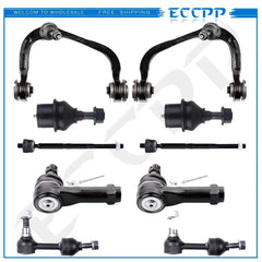 10pcs Front Control Arms Tie Rod Ends Ball Joints For Ford F-150 2004-2005 6B93BC-57 [1]