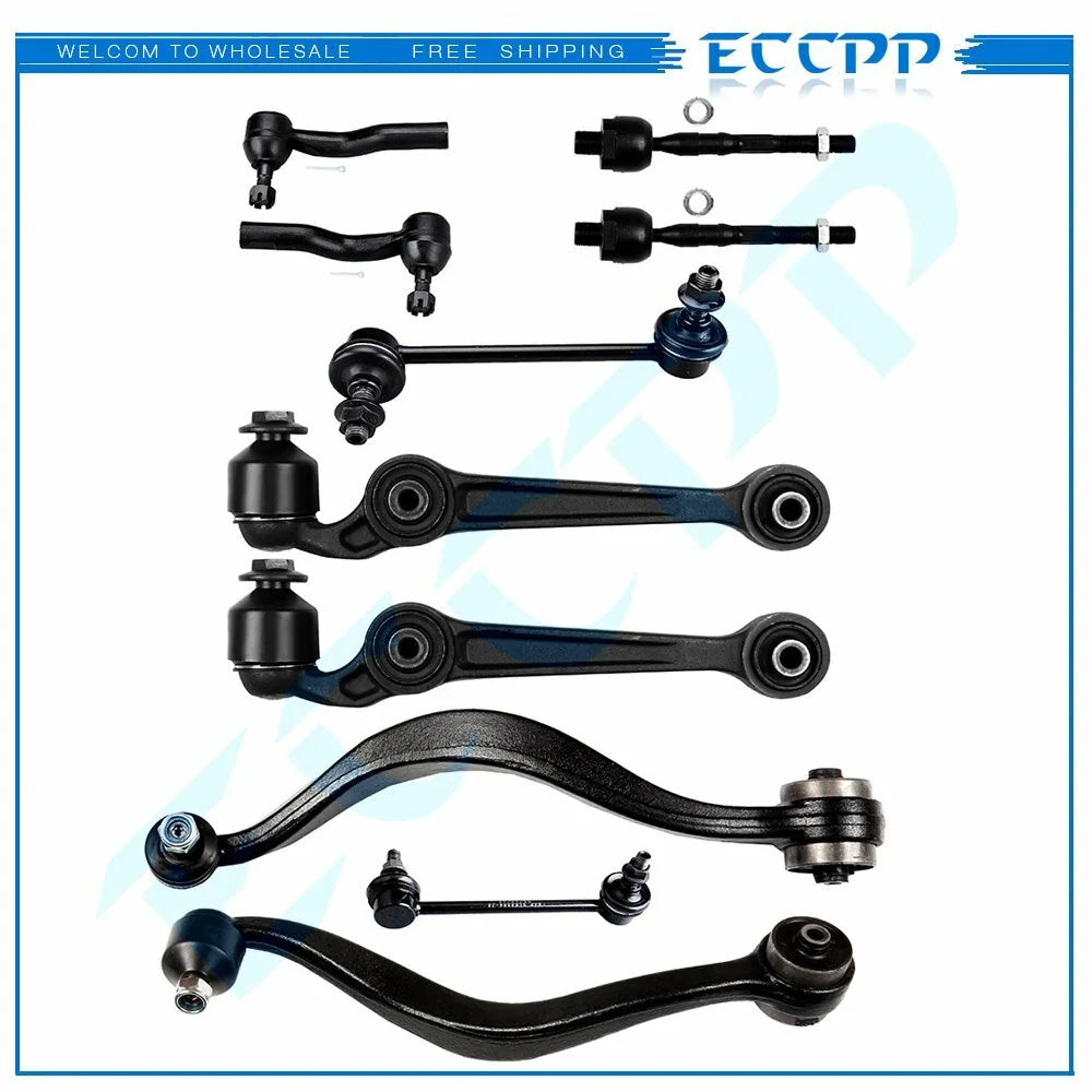 10pcs Front Control Arms Tie Rod Ends For Ford Fusion Mercury Milan Lincoln MKZ KOEEP [1]