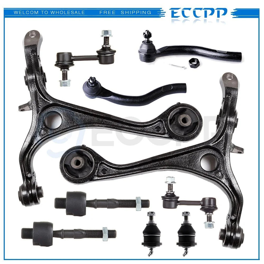 10pcs Front Control Arms Tie Rod Ends For Honda Accord LX EX DX 2.4L 2003-2007 6B93BC-57 [1]