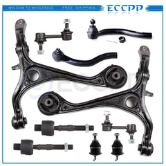 10pcs Front Control Arms Tie Rod Ends For Honda Accord LX EX DX 2.4L 2003-2007 6B93BC-57 [1]
