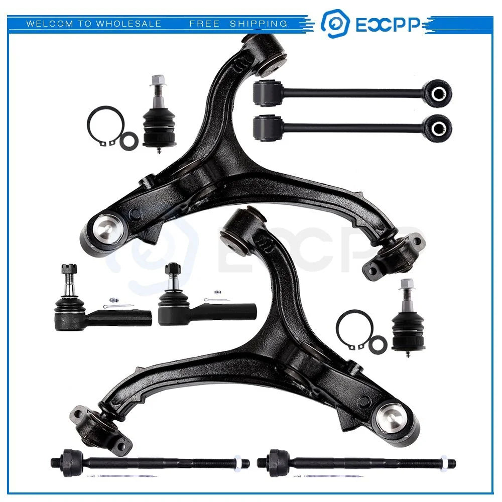 10pcs Front Control Arms Tie Rod Ends For Jeep Grand Cherokee Commander KOEEP [1]
