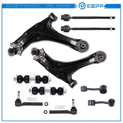 10pcs Front Rear Sway Bars Control Arms Ball Joint For 2004-2005 Chevy Classic 6B93BC-57 [1]