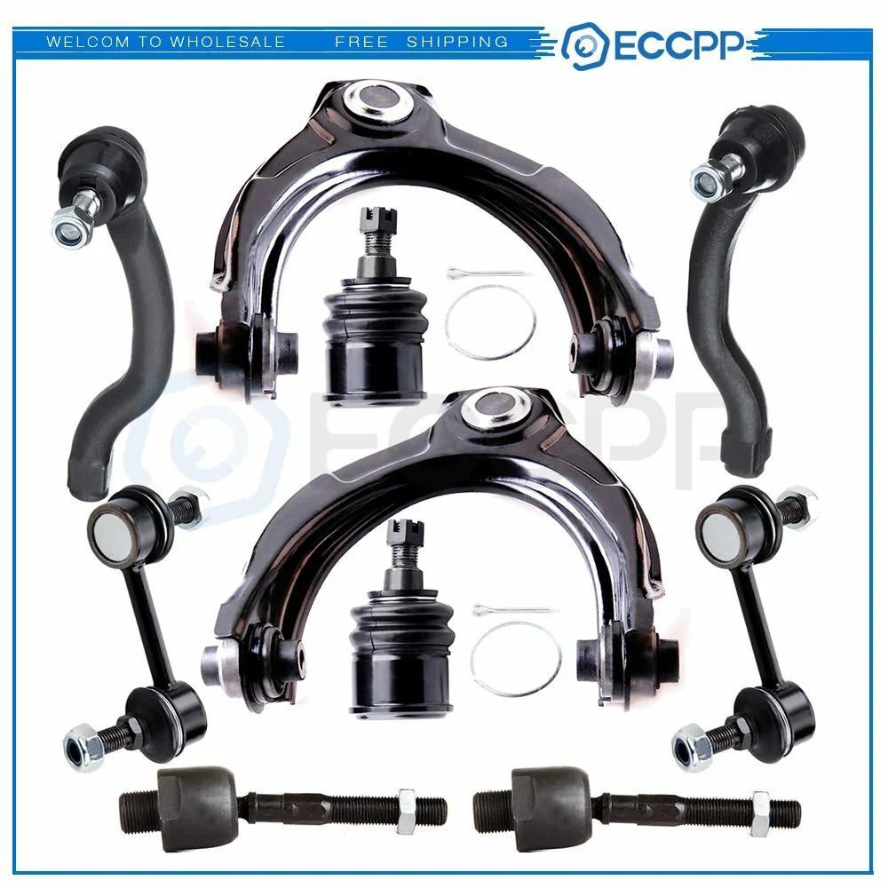10pcs Front Suspension Control Arms Tie Rod Ends For 2008-2011 2012 Honda Accord 6B93BC-57 [1]