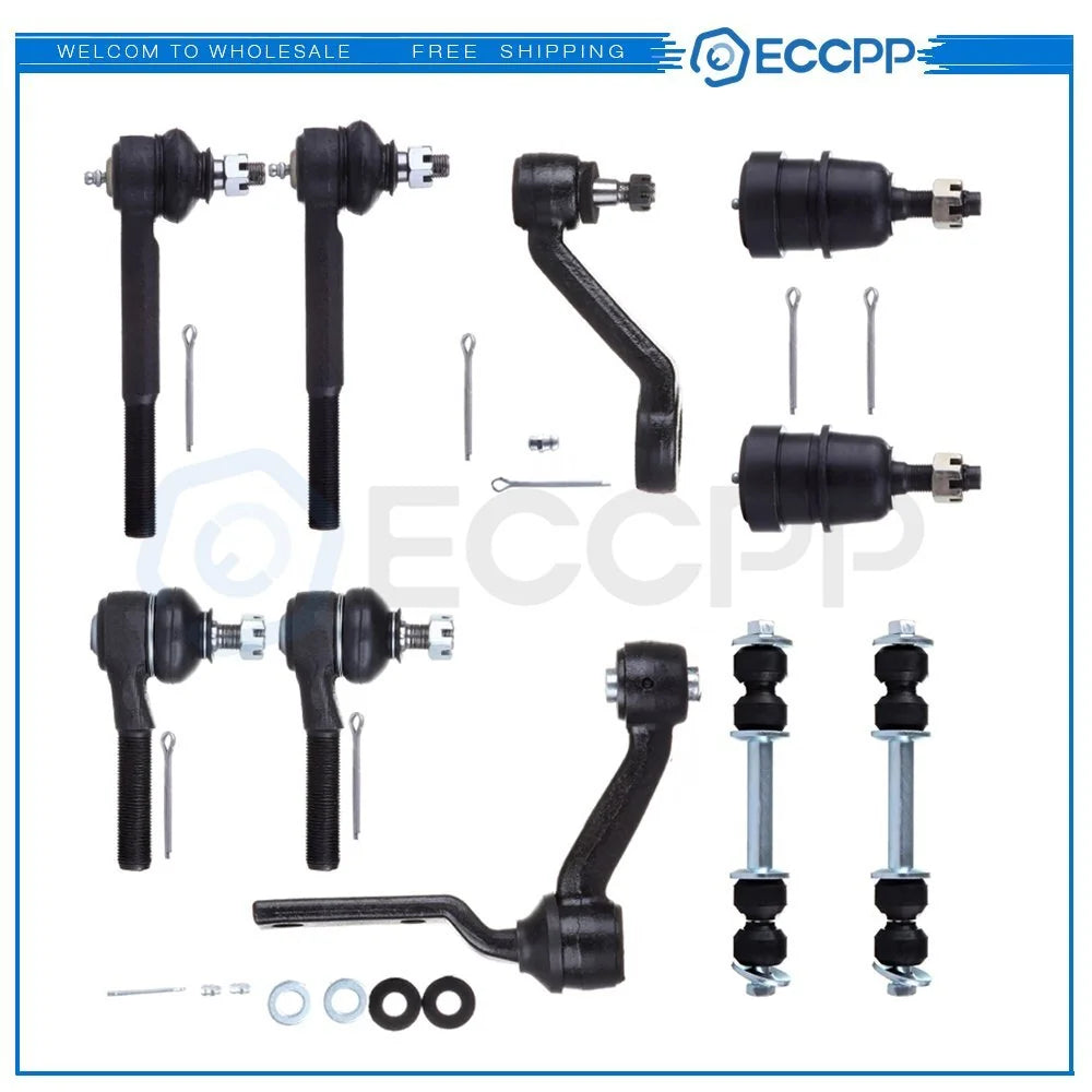 10pcs Front Tie Rod Ends Ball Joints For Lincoln Town Car Marquis Colony Park 6B93BC-57 [1]