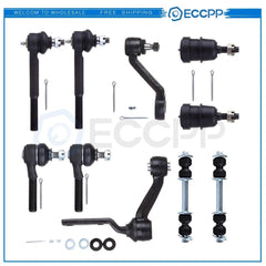 10pcs Front Tie Rod Ends Ball Joints For Lincoln Town Car Marquis Colony Park 6B93BC-57 [1]