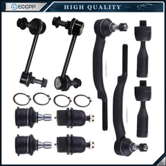 10pcs Front Tie Rod Ends Ball Joints For Trailblazer Envoy Rainier Ascender 6B93BC-57 [1]