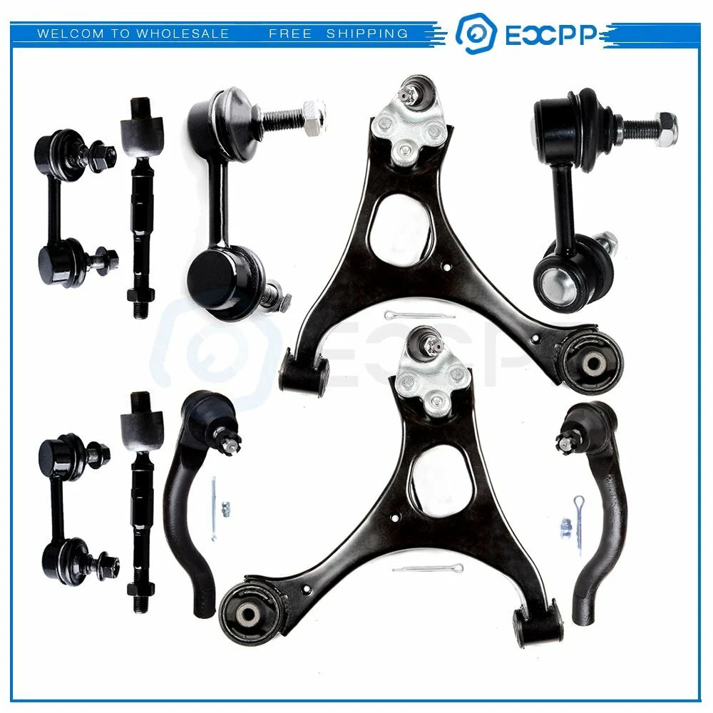 10pcs Rear Sway Bars Lower Control Arms Tie Rods Kit For 2006-2011 Honda Civic 6B93BC-57 [1]