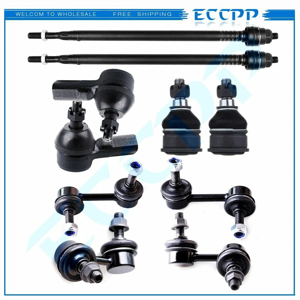 10pcs Tie Rod Ball Joint Sway Bar Kit For 2001-2004 2005 Honda Civic Suspension 6B93BC-57 [1]