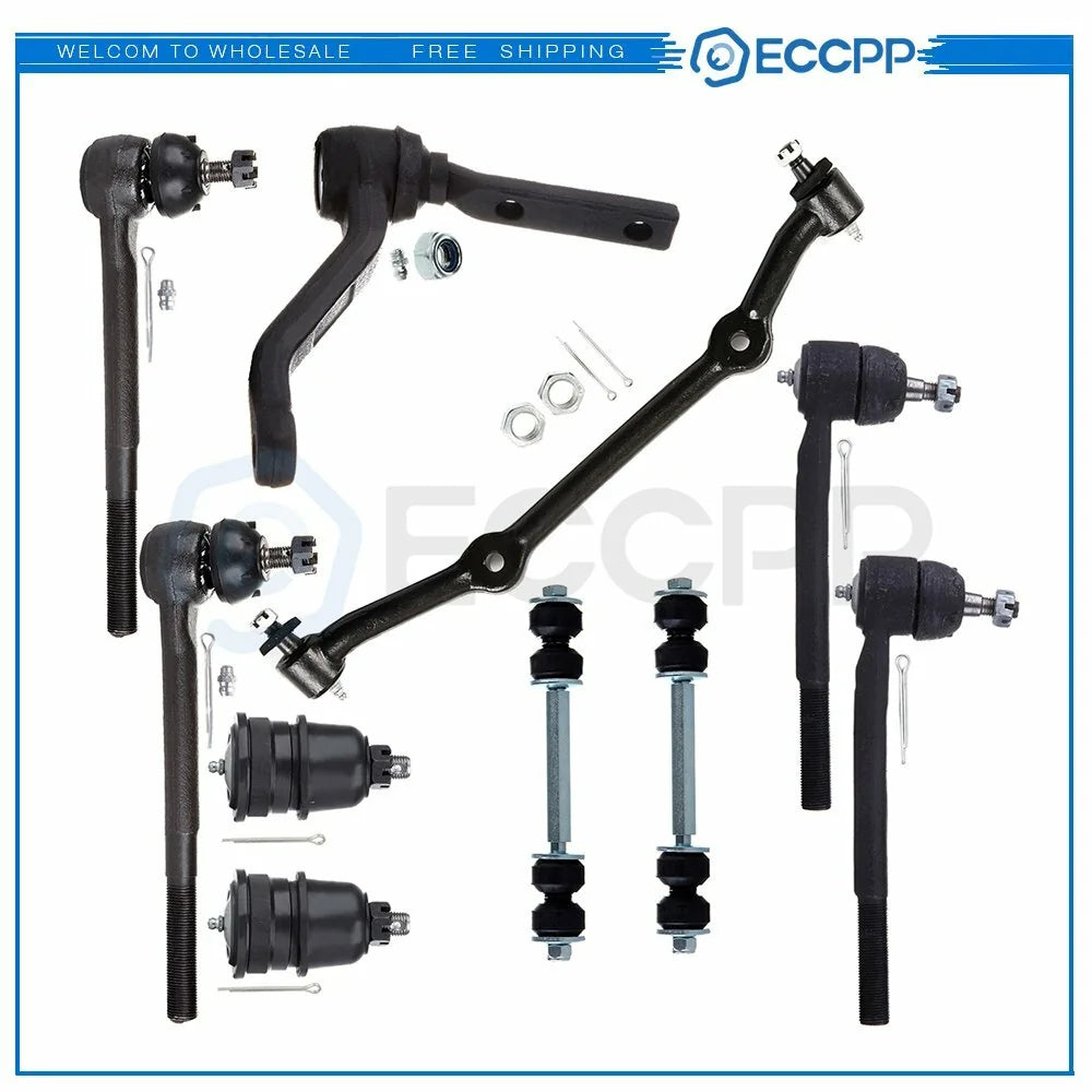 10x Ball Joint Tie Rod End Idler Arm For 1982-2005 Chevrolet Blazer S10 RWD/2WD KOEEP [1]