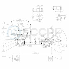 10x For 03 04 Ford Expedition Front Control Arm Ball Joint Tie Rod Ends Sway Bar 6B93BC-57 [3]